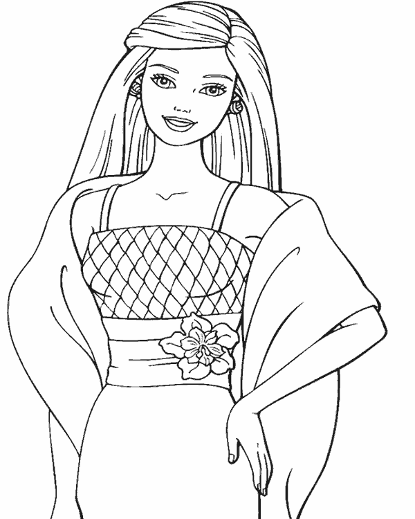 Barbie Coloring Pages To Print Free Printable Coloring Pages For Kids
