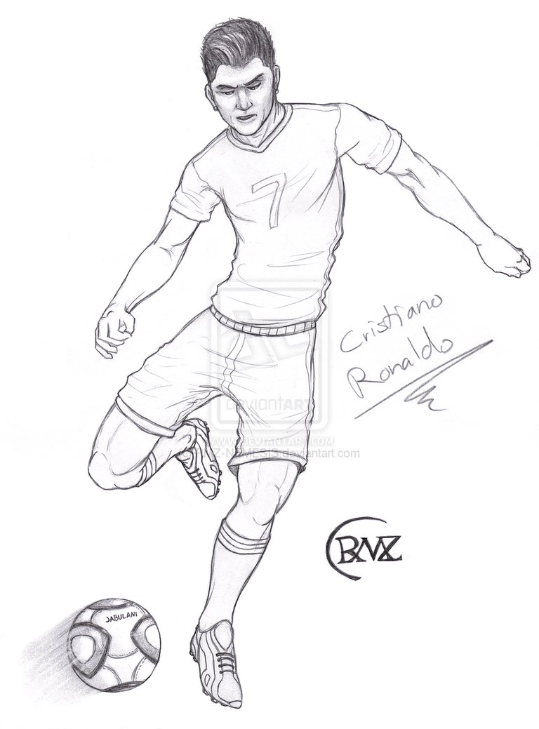 christiano ronaldo christiano ronaldo coloring pages soccer ronaldo 9