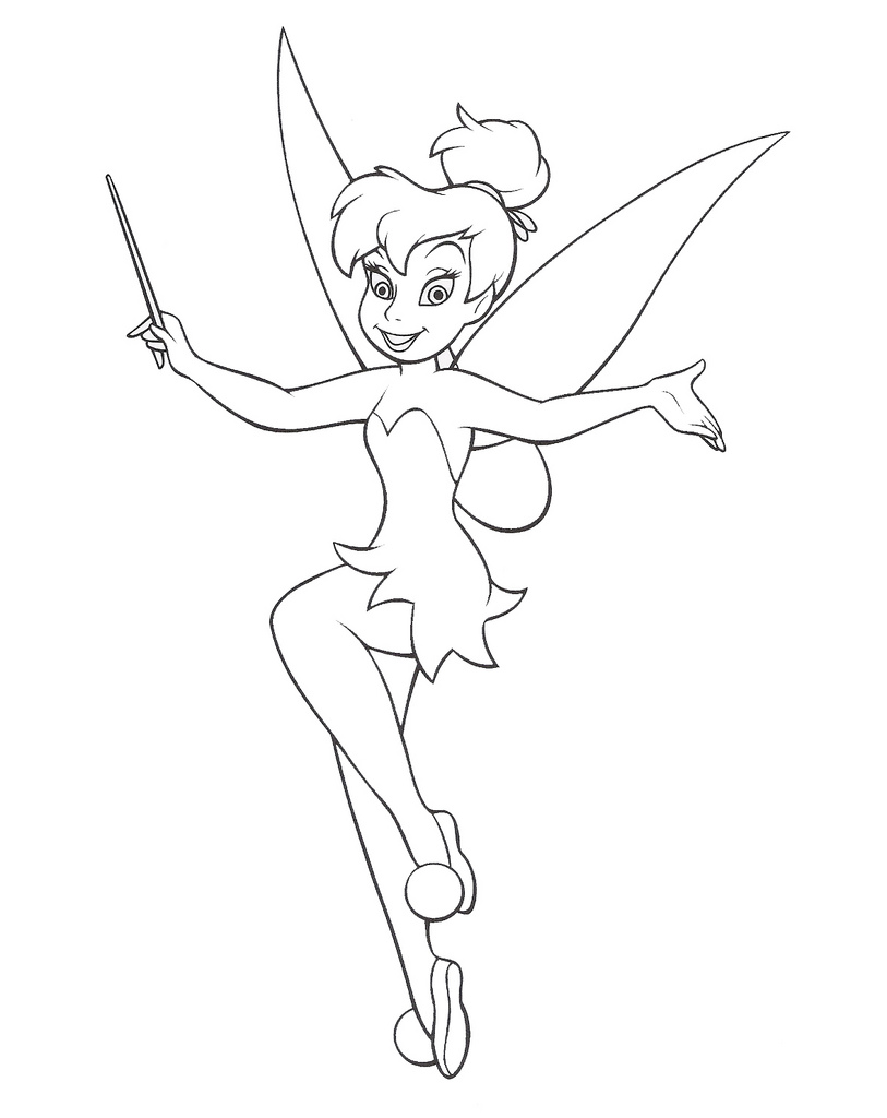 Free Tinkerbell Coloring Pages Coloring Pages To Print