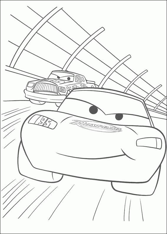 Cars Coloring Pages Book Free Printable Disney