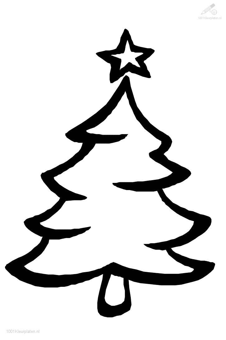 Christmas Tree Coloring Pages Book 5 Free Printable Trees