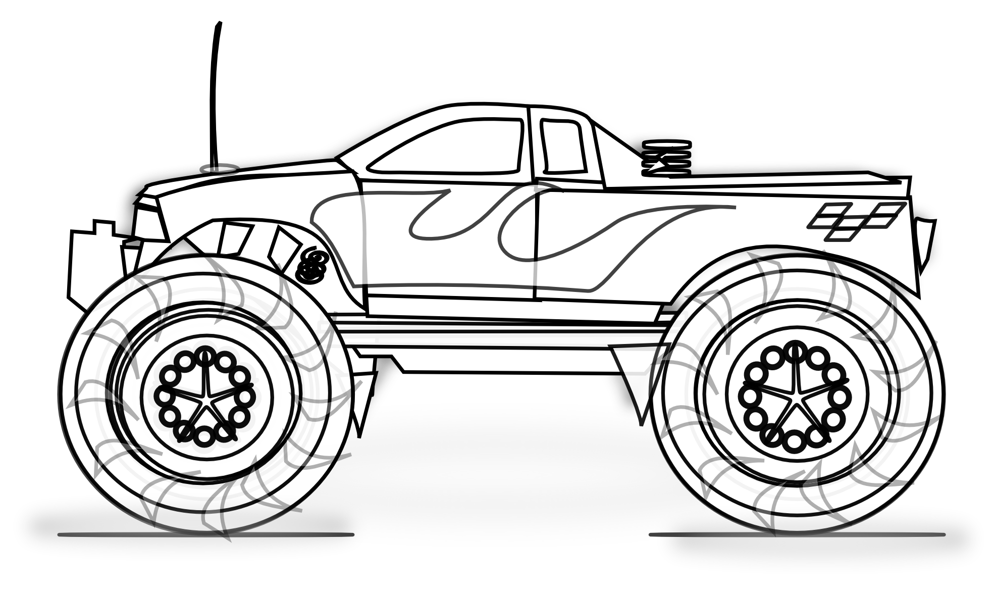 Truck coloring pages | color printing | coloring sheets | #65 Free Printable Coloring Pages For