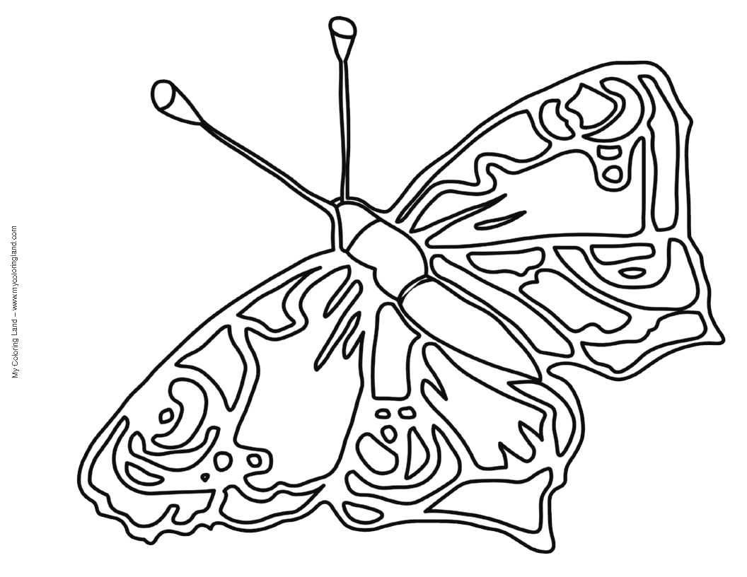 Butterfly coloring pages Butterfly coloring pages for kids