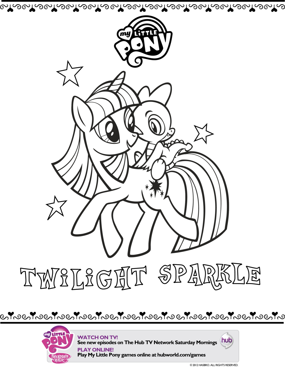 My Little Pony Coloring pages Coloring pages for GIRLS