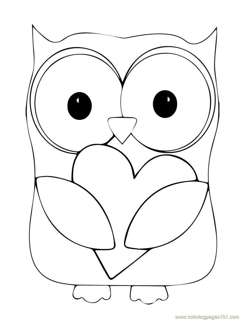 Owl Coloring Pages Coloring page