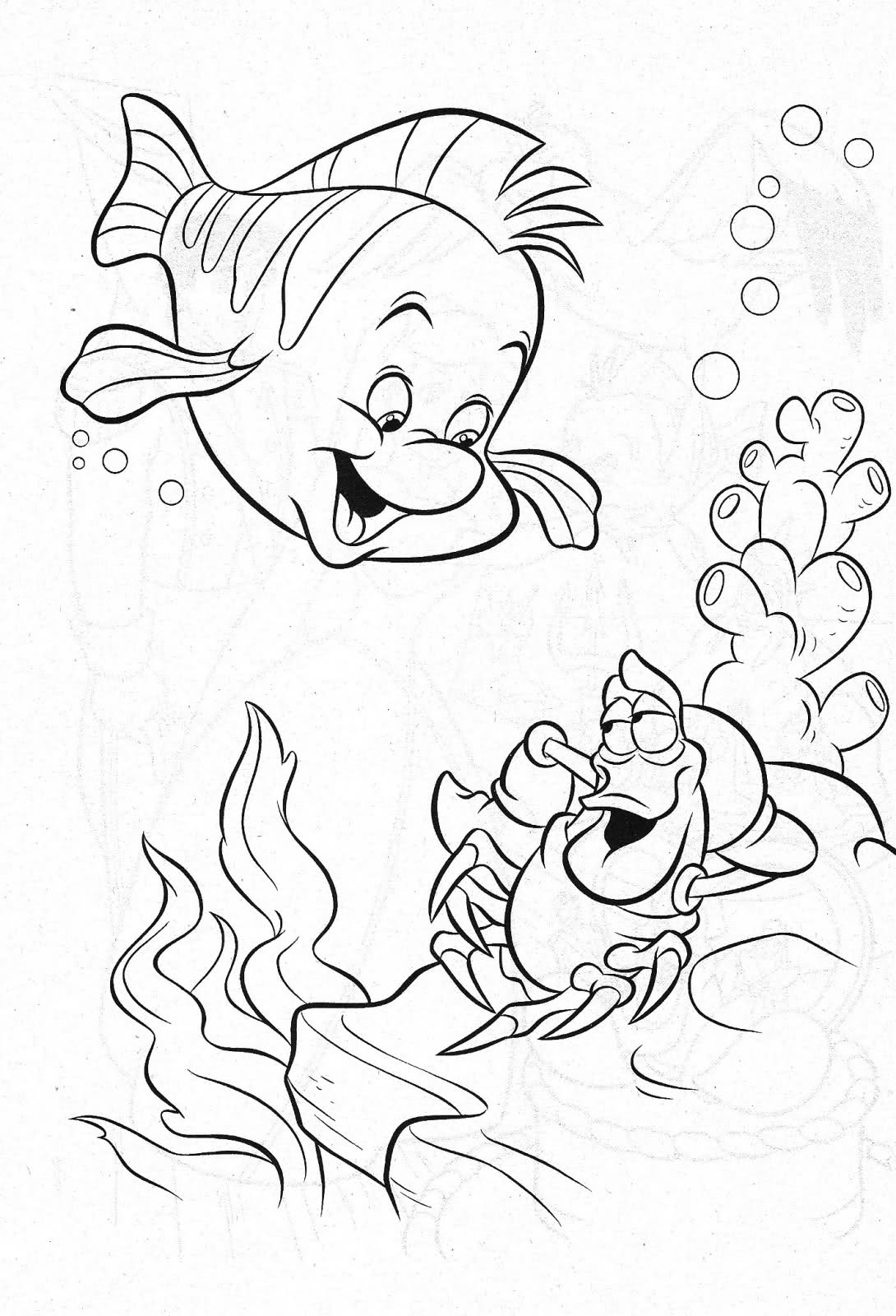The little Mermaid coloring pages | Princess coloring ...