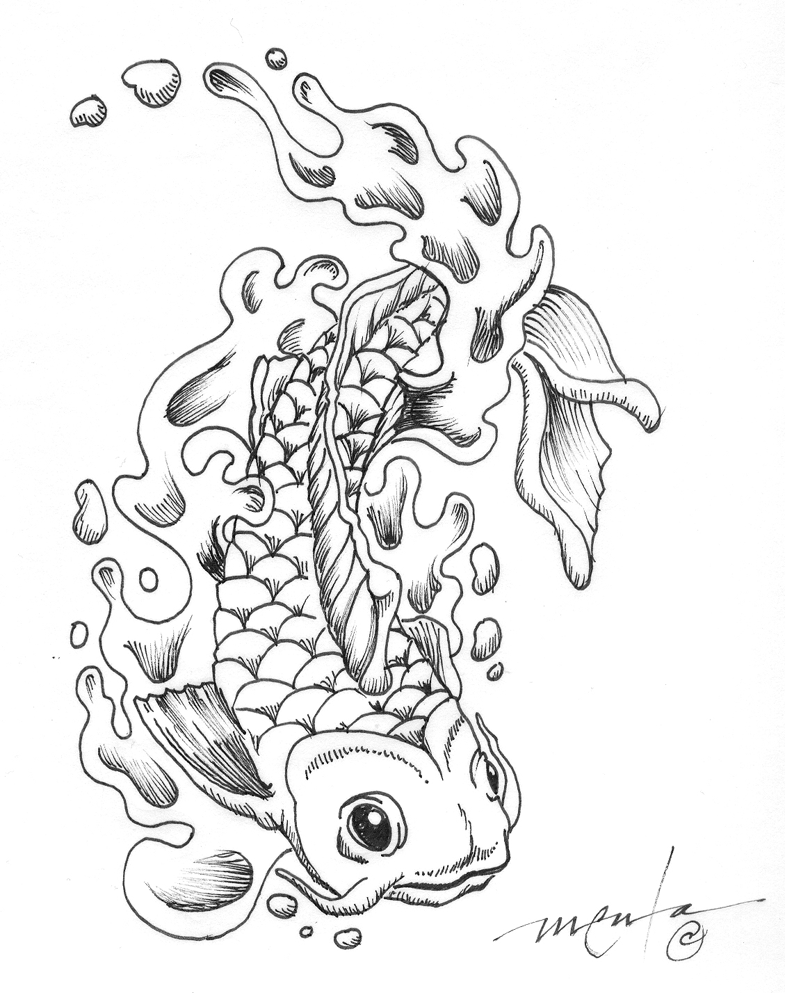 japanese animal coloring pages - photo #21