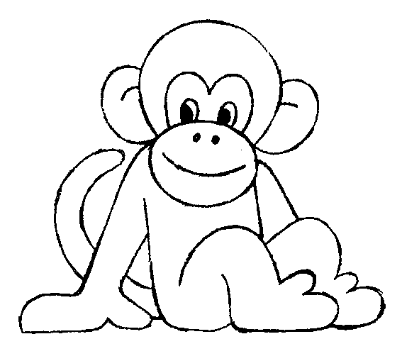 Monkey Coloring Pages Page 3 Free Printable