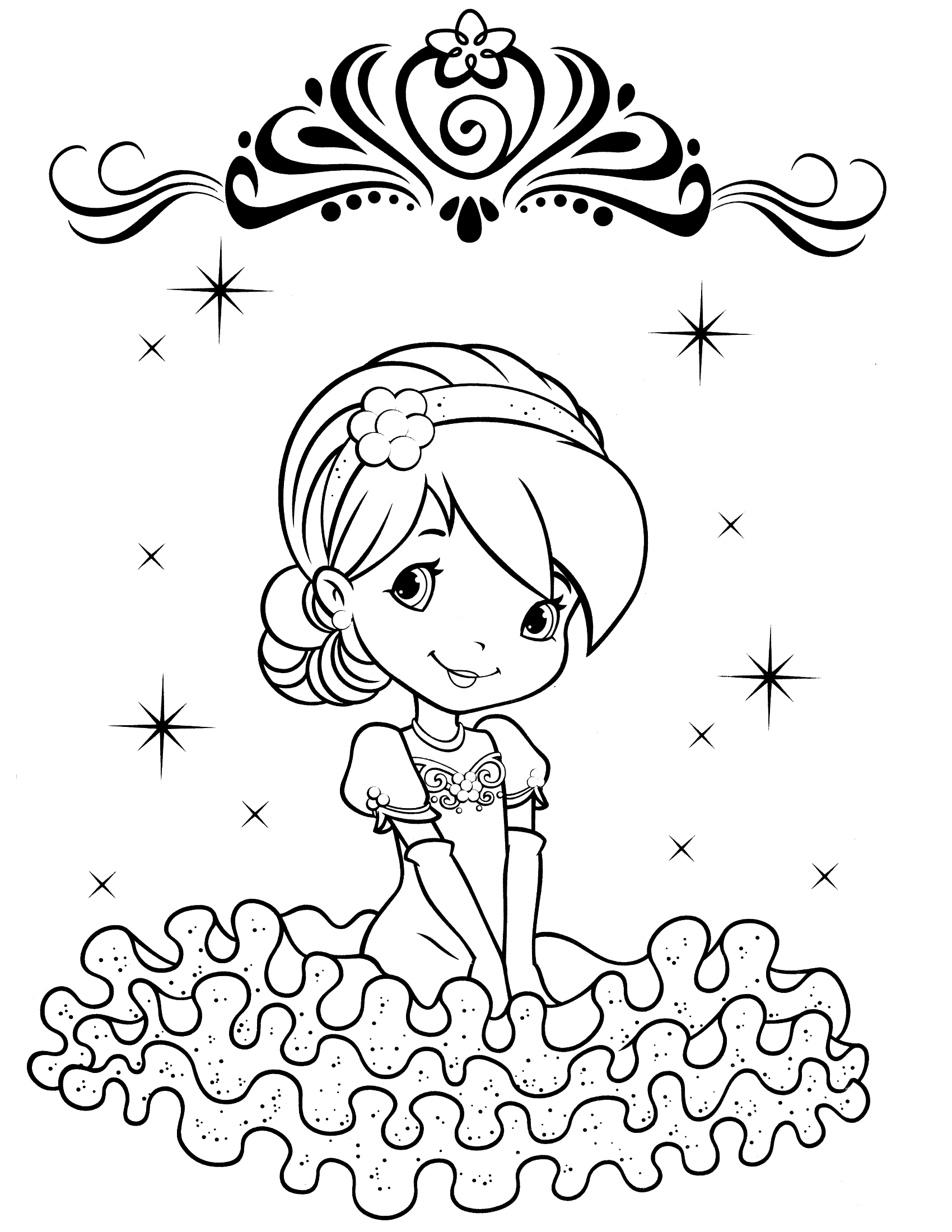 Strawberry Shortcake Coloring Pages Cool coloring pages 21
