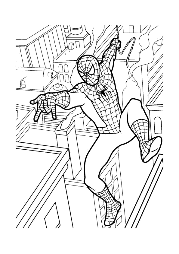 Spiderman Coloring pages | Kids coloring pages | Free ...