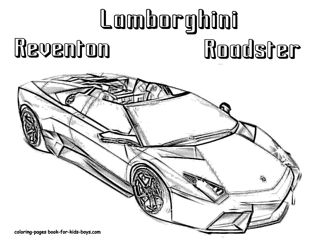 Lamborghini Coloring Pages Coloring pages of CARS