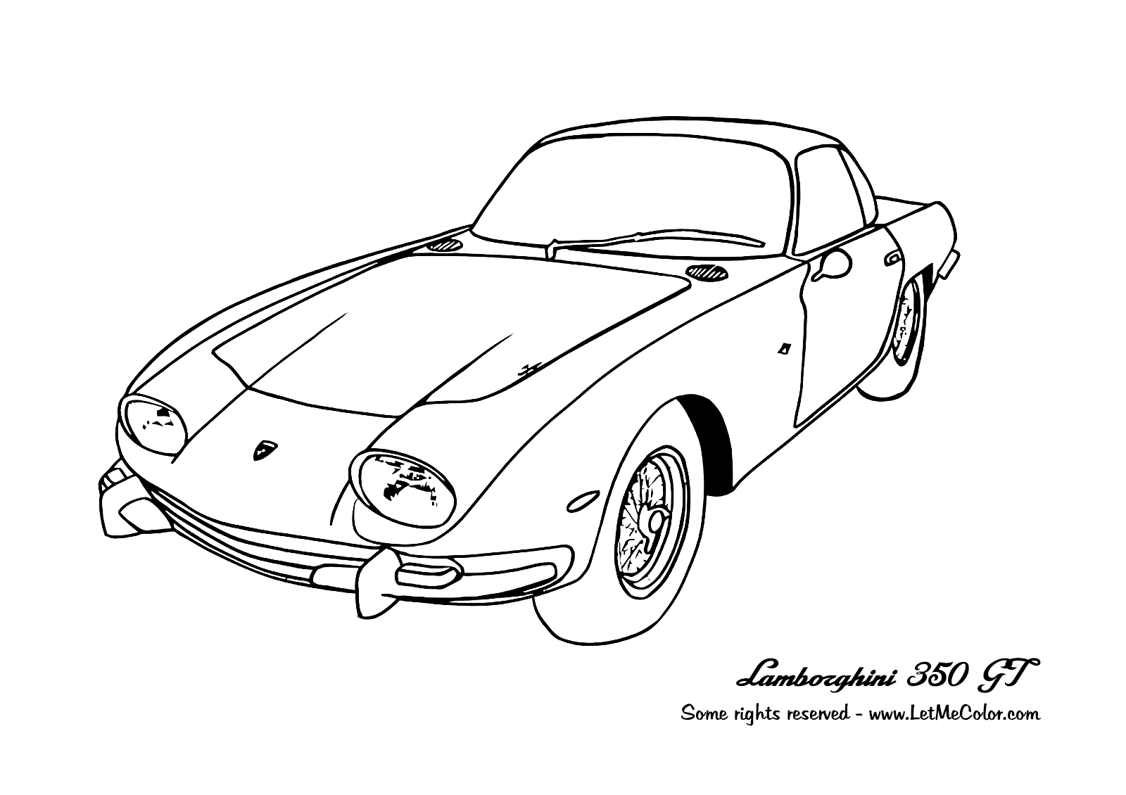 Lamborghini Coloring Pages | Coloring pages of CARS | #28 Free