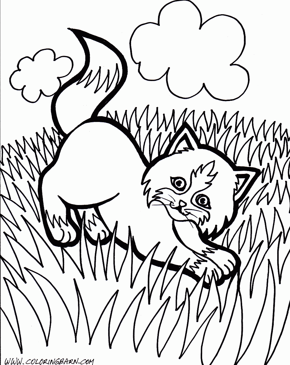 Kitten Coloring Pages Coloring pages for Girls