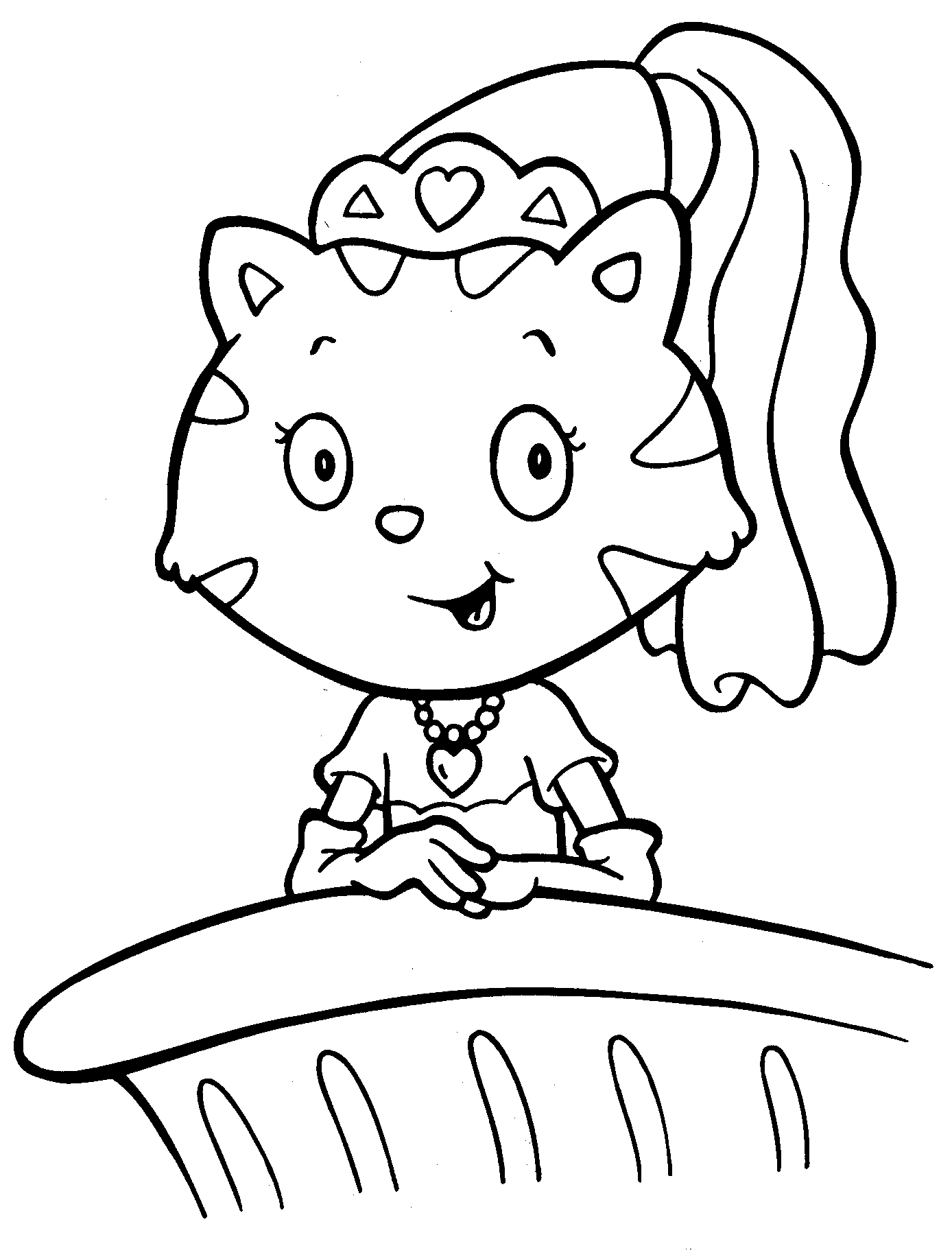 Cat Coloring Pages Cats Kitten Cool Kittens