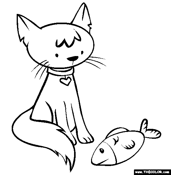Crayola Coloring Pages Pencil Free Cat Cats Kitten Cool Simple