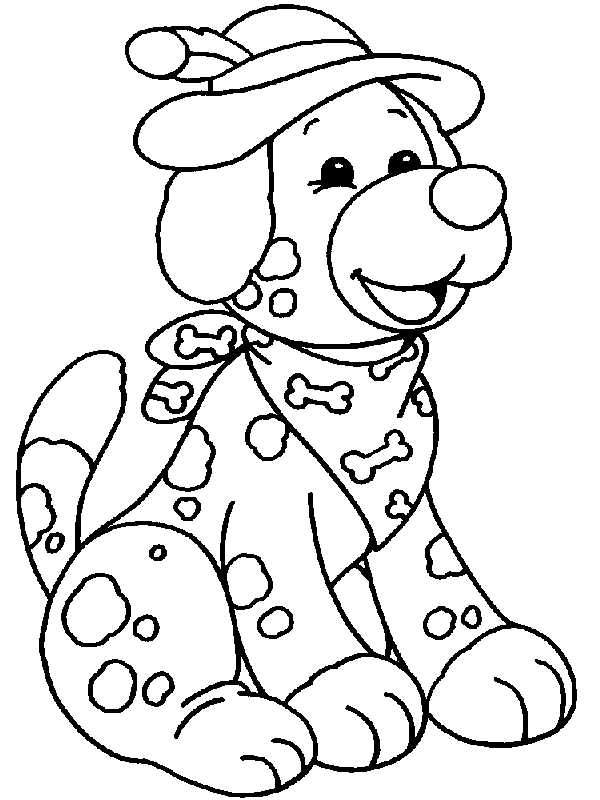 Dotty Dog For Little Children Coloring Pages