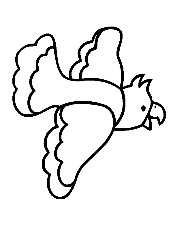 Eagle For Little Children Coloring Pages