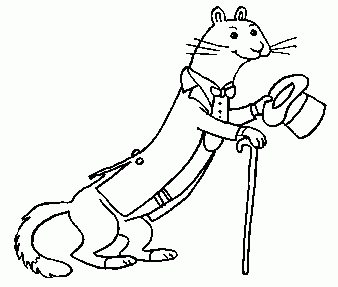 ferret astaire Coloring Pages