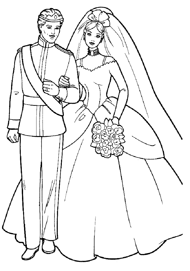  Barbie and Ken Coloring Pages Free