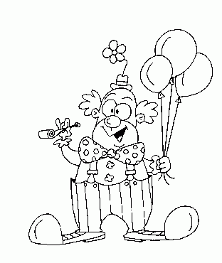 clown Coloring Pages