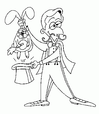 magician Coloring Pages
