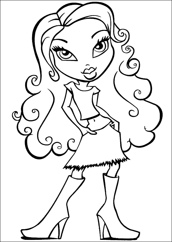  Bratz Coloring Pages For Girls