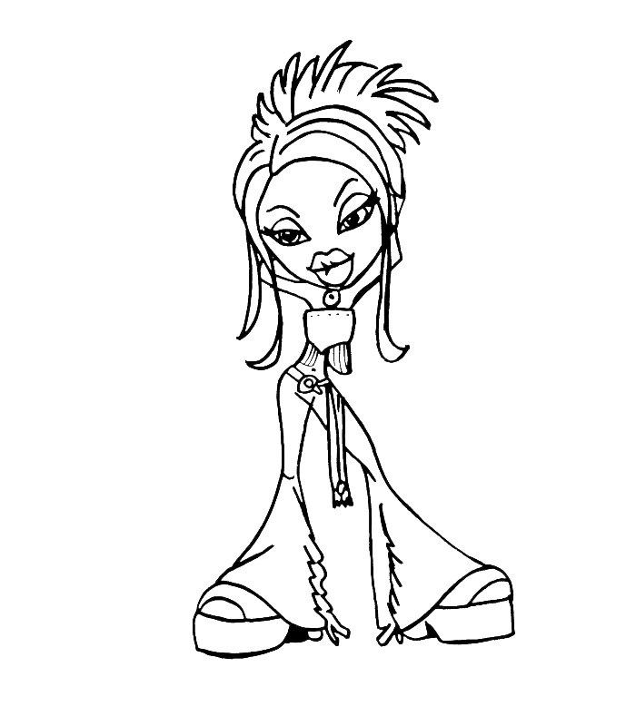  Bratz coloring pages for your kids