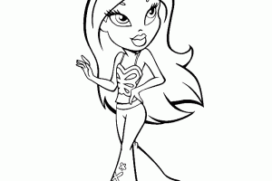 Bratz Coloring Pages Free Download