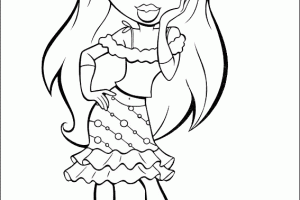 Bratz Dolls Coloring Pages Printable Free