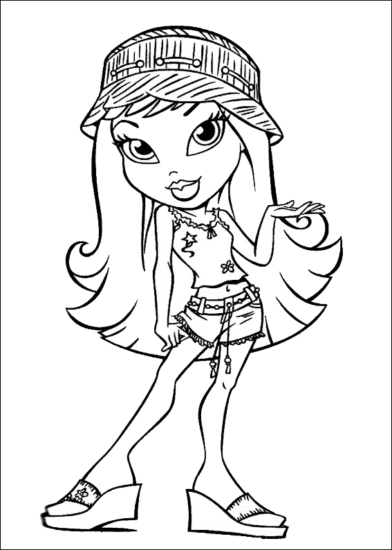  Bratz Kids Coloring Pages Free For Download