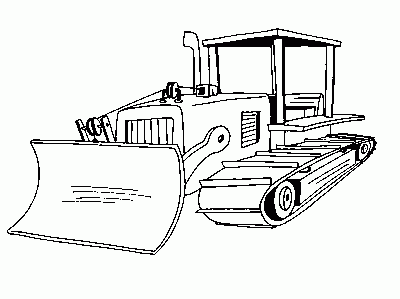 bulldozer Coloring Pages