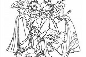 Coloring Pages Disney Princess