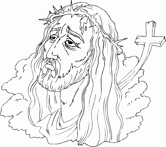 crown of thorns Coloring Pages