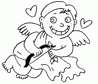cupid Coloring Pages