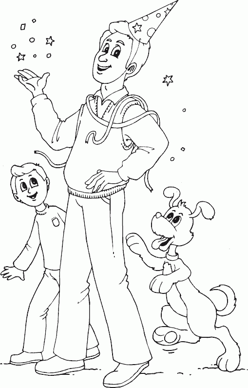 dad celebration Coloring Pages