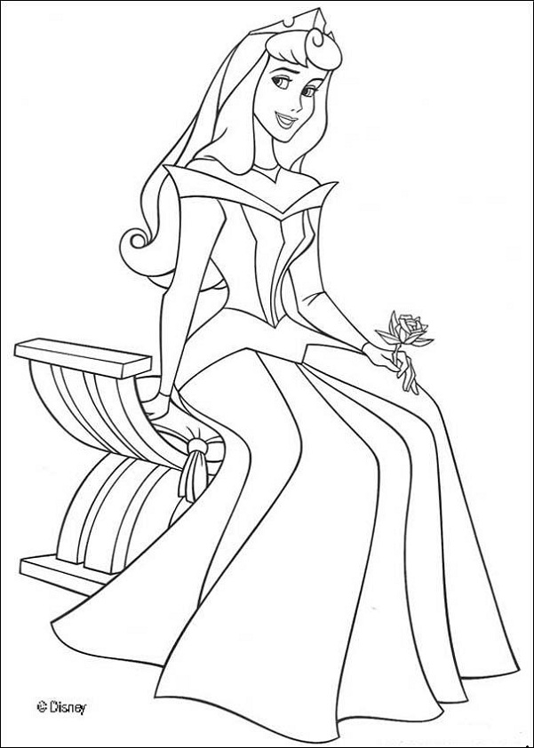  Disney Princess coloring pages – Free Printable