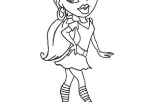 Download Free Bratz Coloring Pages