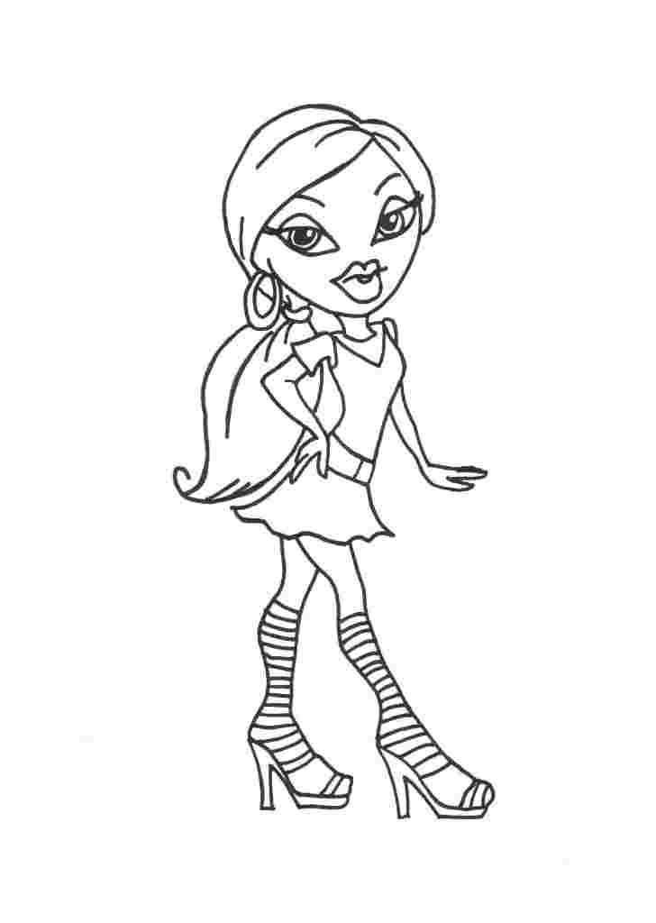  Download Free Bratz Coloring Pages