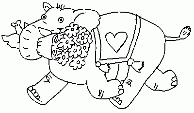 elephant Coloring Pages