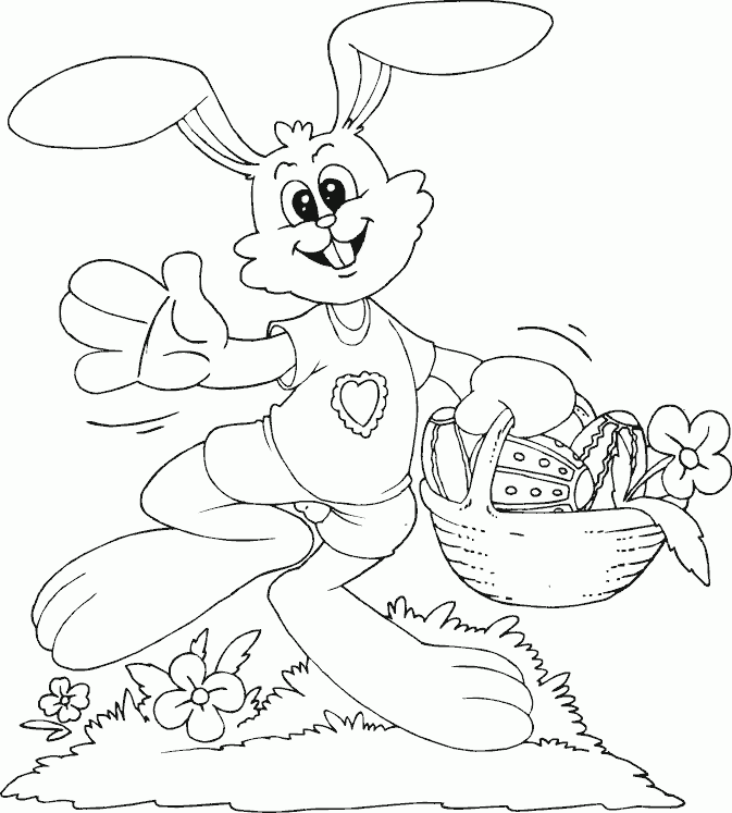 easter bunny Coloring Pages