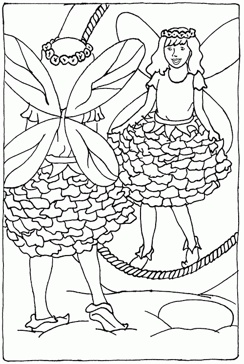 Marigold looking in the mirror Coloring Pages