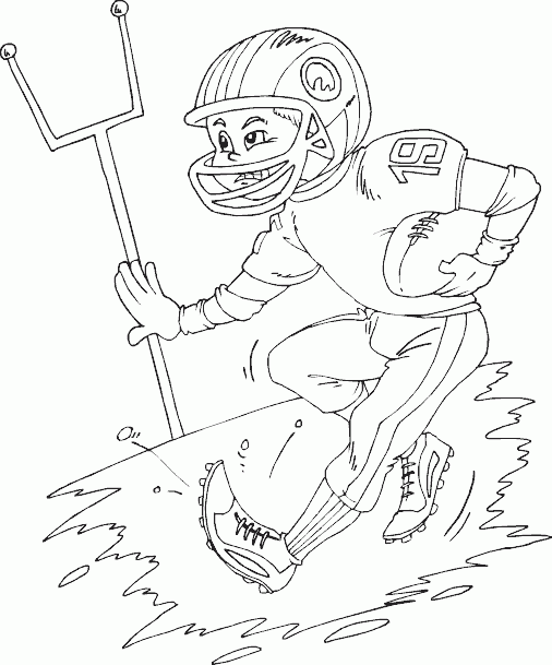 football arm Coloring Pages