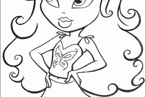 Free Bratz Coloring Pages For Your Children