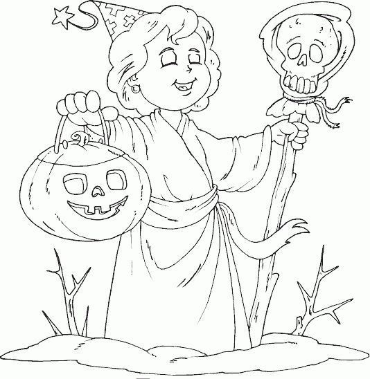 costumed girl Coloring Pages