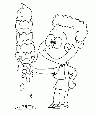 ice cream Coloring Pages