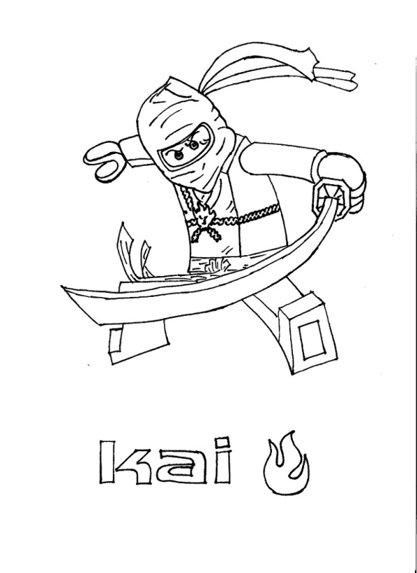 Kai Ninjago Coloring Pages