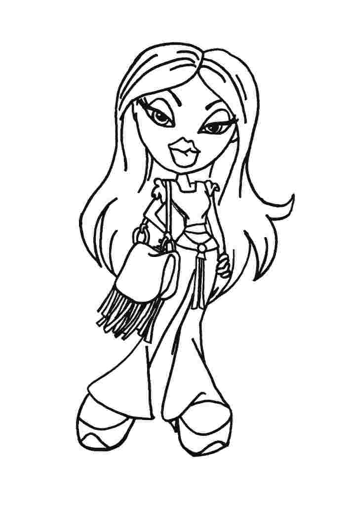  Kids printables Coloring Pages Using Bratz Picture