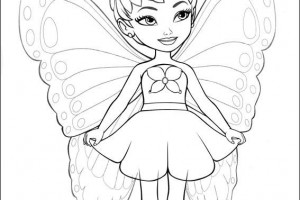 Little Barbie Maripossa Coloring Pages