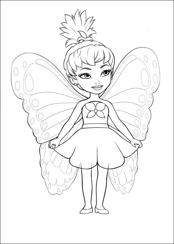  Little Barbie Maripossa Coloring Pages