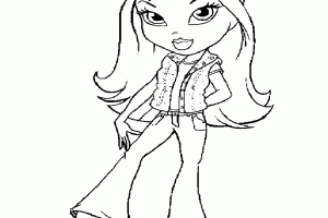 Lovely Bratz Coloring Pages